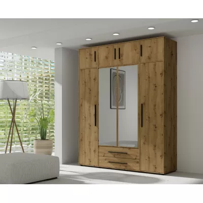 Nástavba na šatní skříň 198 cm ANDELINA - dub artisan