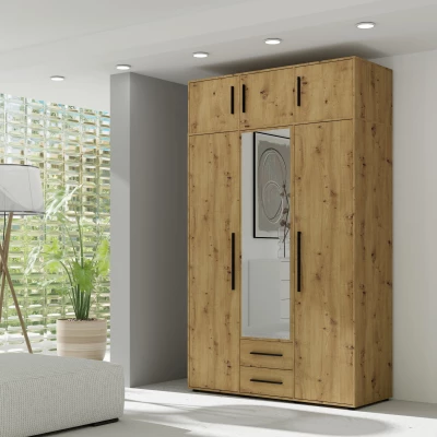 Nástavba na šatní skříň 150 cm ANDELINA - dub artisan