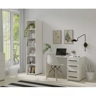 Policový regál ANDELINA - bílý mat