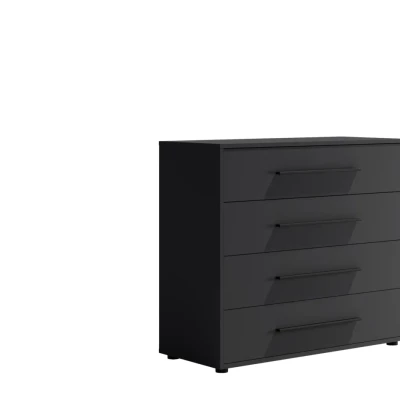 Komoda se šuplíky ANDELINA - černý mat