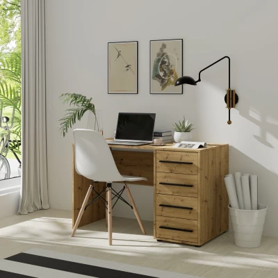 Psací stůl ANDELINA - dub artisan