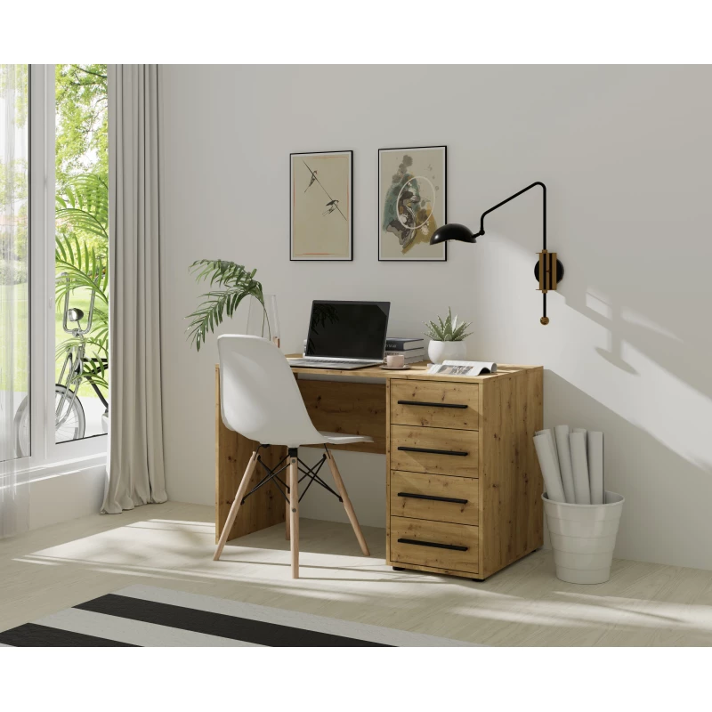 Psací stůl ANDELINA - dub artisan