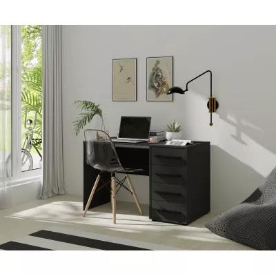 Psací stůl ANDELINA - černý matný