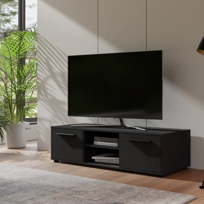 Televizní stolek ANDELINA - černý matný