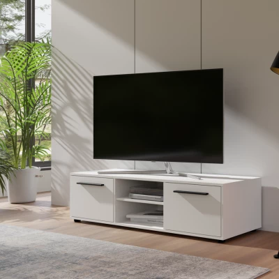 Televizní stolek ANDELINA - bílý matný