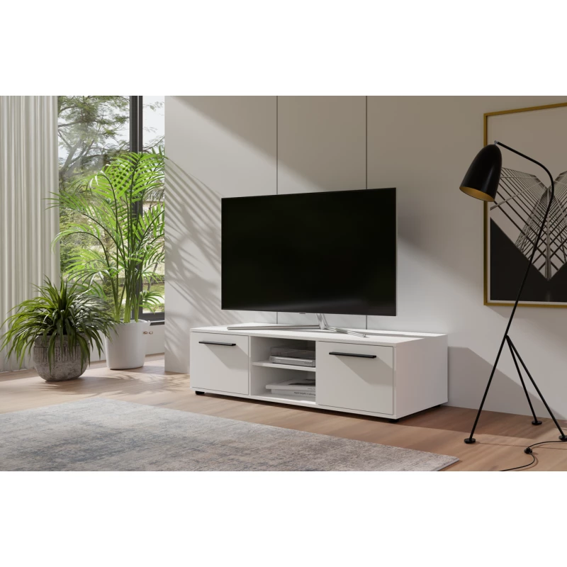 Televizní stolek ANDELINA - bílý matný