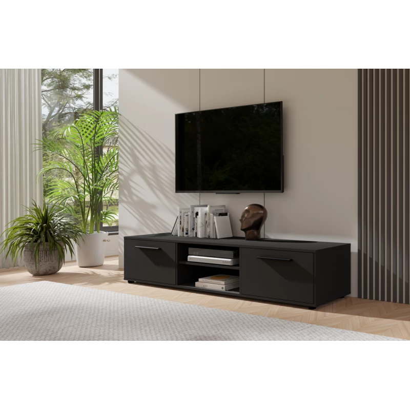 TV stolek ANDELINA - černý matný