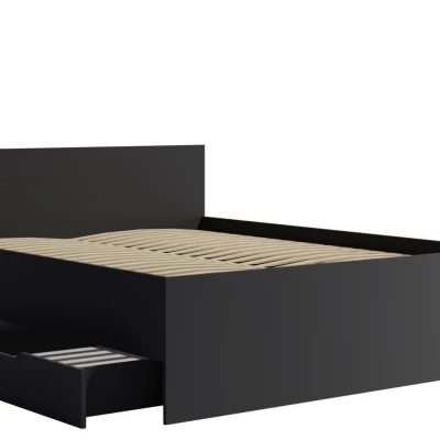 Šuplík pod postel ANDELINA - černý matný