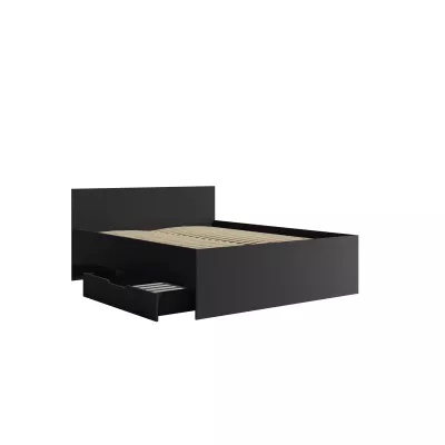 Šuplík pod postel ANDELINA - černý matný