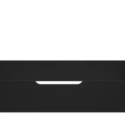 Šuplík pod postel ANDELINA - černý matný