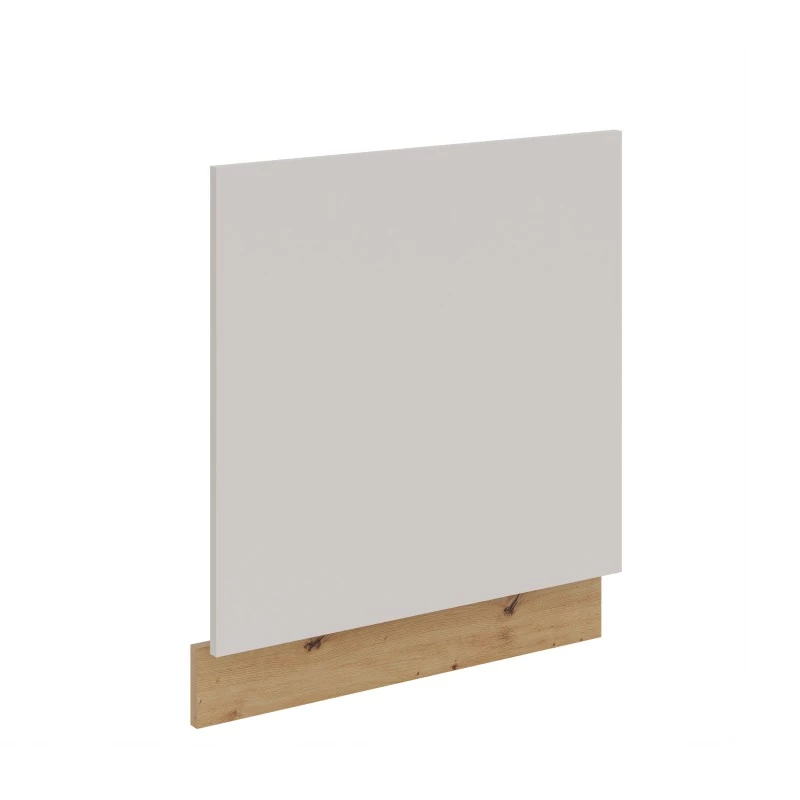 Dvířka pro vestavnou myčku NICOLLA - 60x57 cm, kašmír / dub artisan