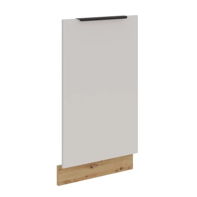 Dvířka pro vestavnou myčku NICOLLA - 45x72 cm, kašmír / dub artisan