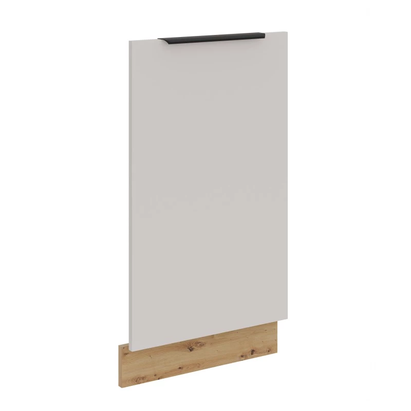 Dvířka pro vestavnou myčku NICOLLA - 45x72 cm, kašmír / dub artisan