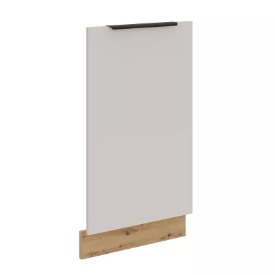 Dvířka pro vestavnou myčku NICOLLA - 45x72 cm, kašmír / dub artisan