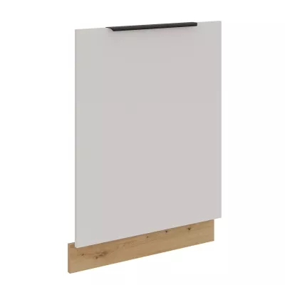 Dvířka pro vestavnou myčku NICOLLA - 60x72 cm, kašmír / dub artisan