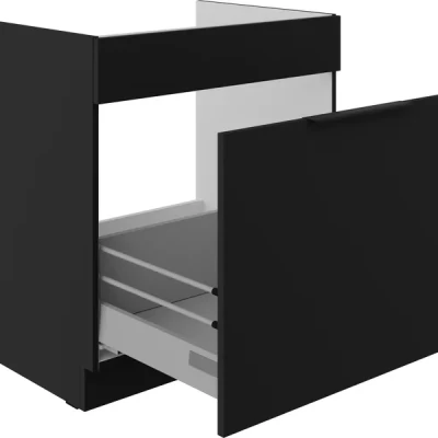 Dolní skříňka na dřez NICOLLA - šířka 60 cm, kašmír / dub artisan