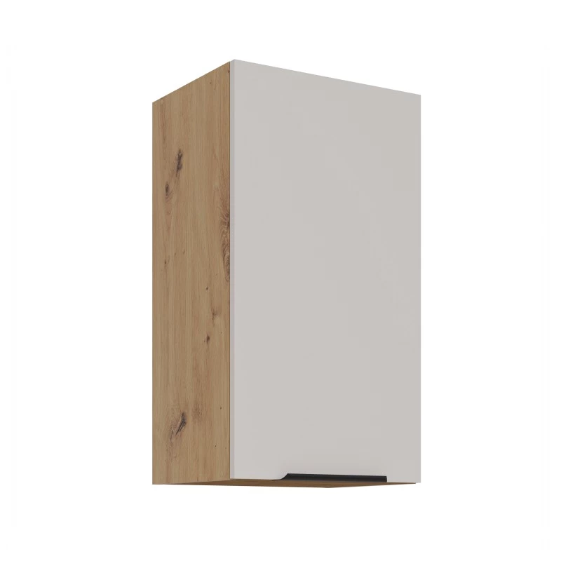 Horní kuchyňská skříňka NICOLLA - šířka 40 cm, kašmír / dub artisan