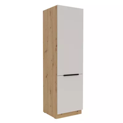 Potravinová skříň NICOLLA - šířka 60 cm, kašmír / dub artisan