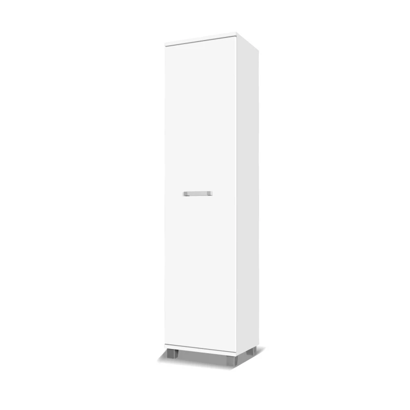 Úzká policová skříň 50 cm ANDOVER - bílá