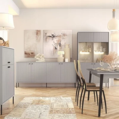 Jídelní rozkládací stůl 180(220)x90 MALAMBO - šedý