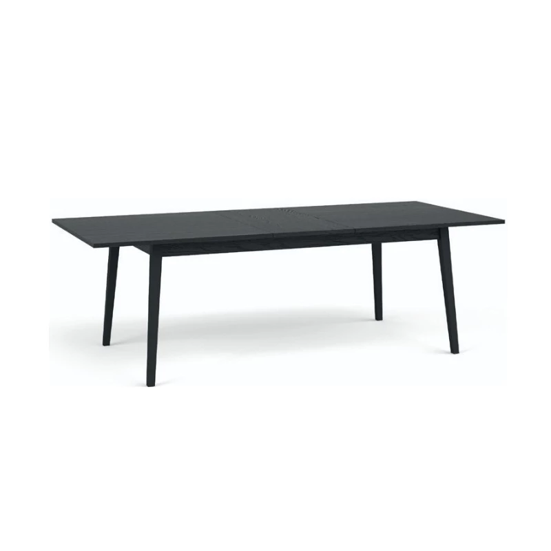 Kuchyňský rozkládací stůl 180(220)x90 MOSQURA - černý grafitový