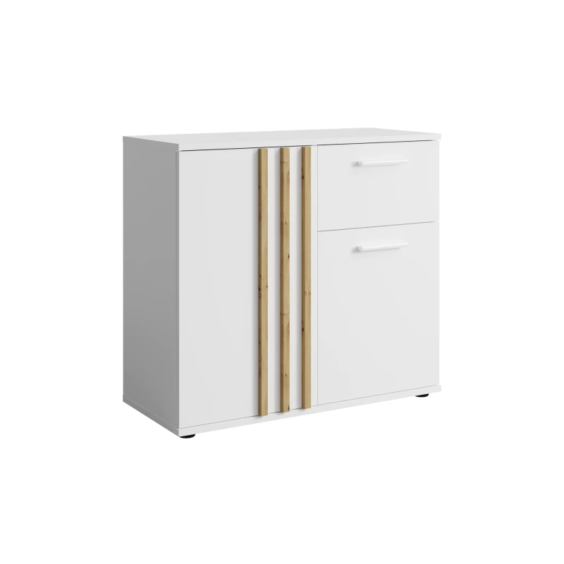 Kombinovaná komoda VANADILO 4 - dub artisan / bílá