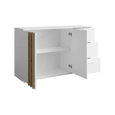 Kombinovaná komoda VANADILO 3 - dub artisan / bílá