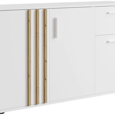 Kombinovaná komoda VANADILO 2 - dub artisan / bílá