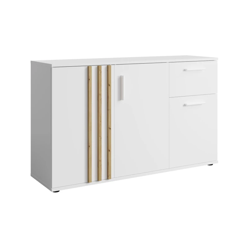 Kombinovaná komoda VANADILO 2 - dub artisan / bílá