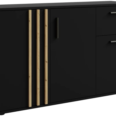 Kombinovaná komoda VANADILO 2 - dub artisan / černá