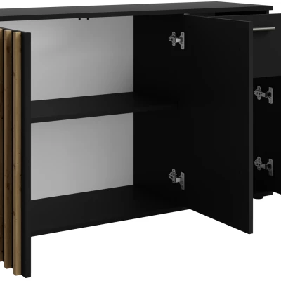 Kombinovaná komoda VANADILO 2 - dub artisan / černá