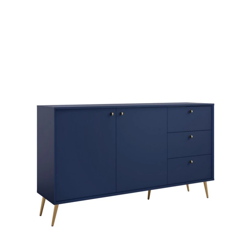 Kombinovaná komoda PITALITO - tmavá modrá