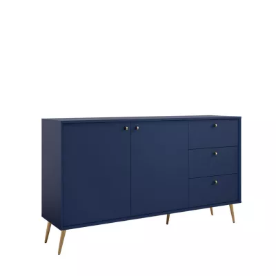 Kombinovaná komoda PITALITO - tmavá modrá