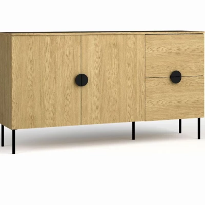 Kombinovaná komoda MOSQURA - baltský dub