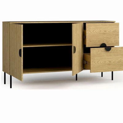 Kombinovaná komoda MOSQURA - baltský dub