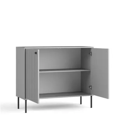 Komoda s dvířky MALAMBO 1 - šedá