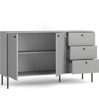 Kombinovaná komoda MALAMBO - šedá