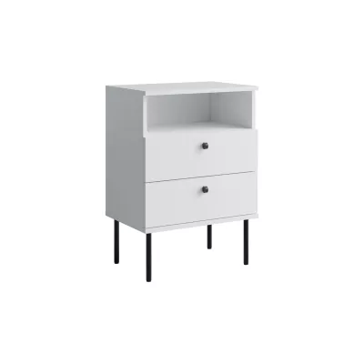 Noční stolek RETIRO 2 - alpský bílý