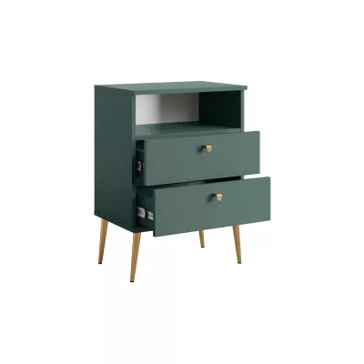 Noční stolek RETIRO 1 - zelený