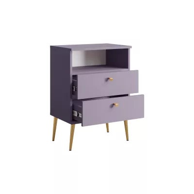 Noční stolek RETIRO 1 - švestkový