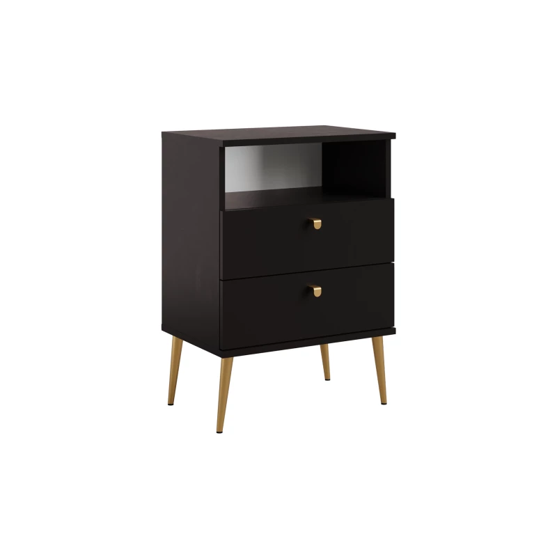 Noční stolek RETIRO 1 - černý