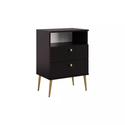 Noční stolek RETIRO 1 - černý