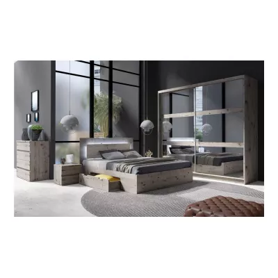 Set 2x noční stolek RIONERO - dub wellington