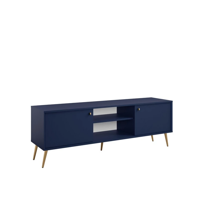TV stolek PITALITO - tmavý modrý