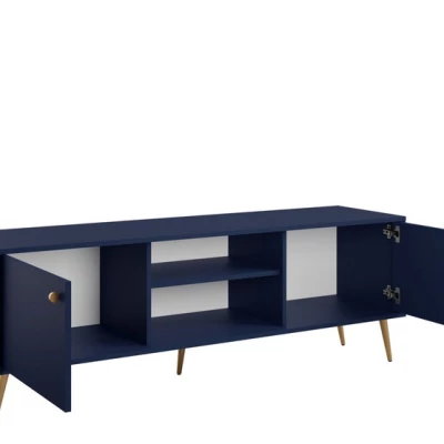 TV stolek PITALITO - tmavý modrý