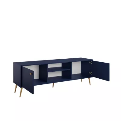 TV stolek PITALITO - tmavý modrý