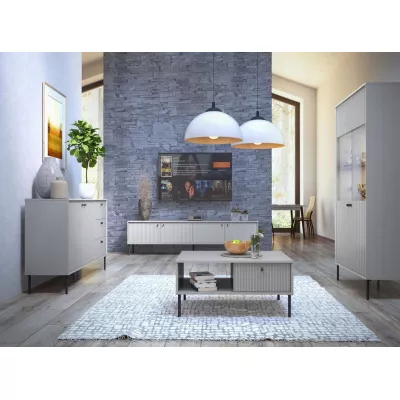 Televizní stolek 207 cm MALAMBO - šedý