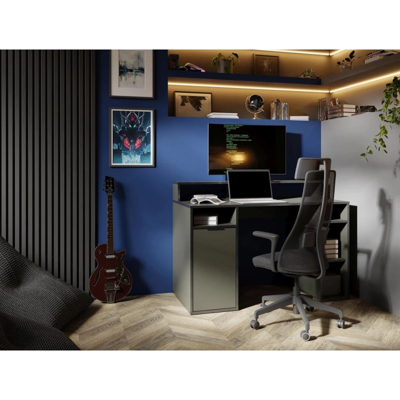 Stolek na počítač CURUMANI - grafitový