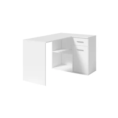 Rohový psací stůl ACACIAS - bílý