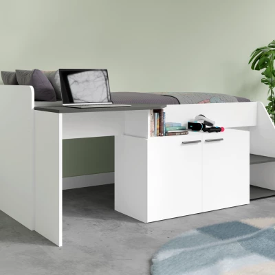 Multifunkční dětská postel 120x200 IBAGUE - bílá